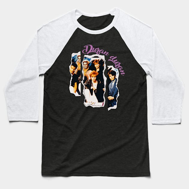 Duran Duran - New art Baseball T-Shirt by TATANYA PIYAN